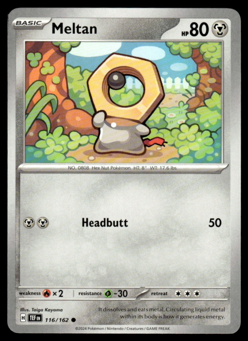 Meltan 116/162 Comun - Temporal Forces - Scarlet & Violet