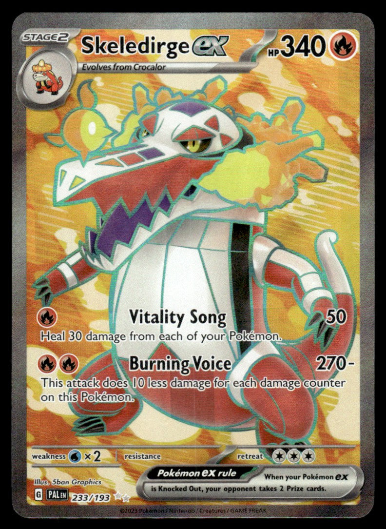 Skeledirge ex 233/193 - Paldea Evolved - Scarlet & Violet