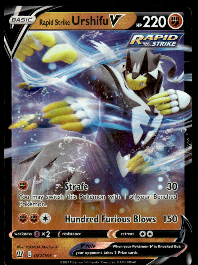 Rapid Strike Urshifu V 087/163 - Battle Styles - Sword & Shield