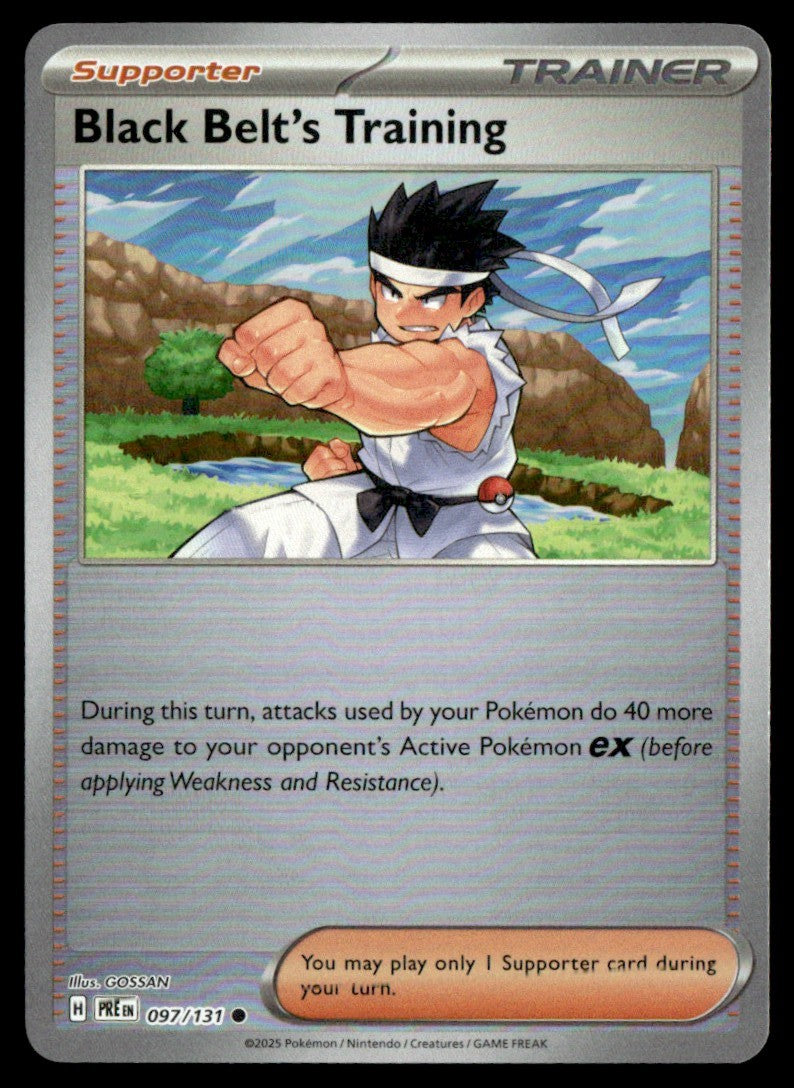 Black Belt's Training (Poke Ball Pattern) 097/131 - Prismatic Evolutions - Scarlet & Violet