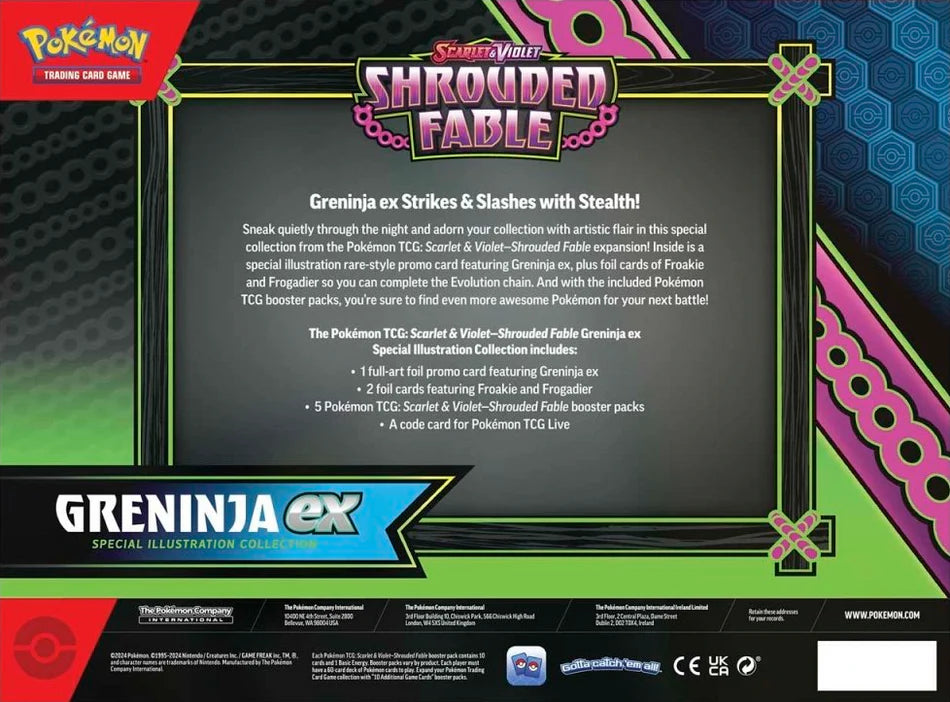 Greninja ex Special Collection - Shrouded Fable- Ingles