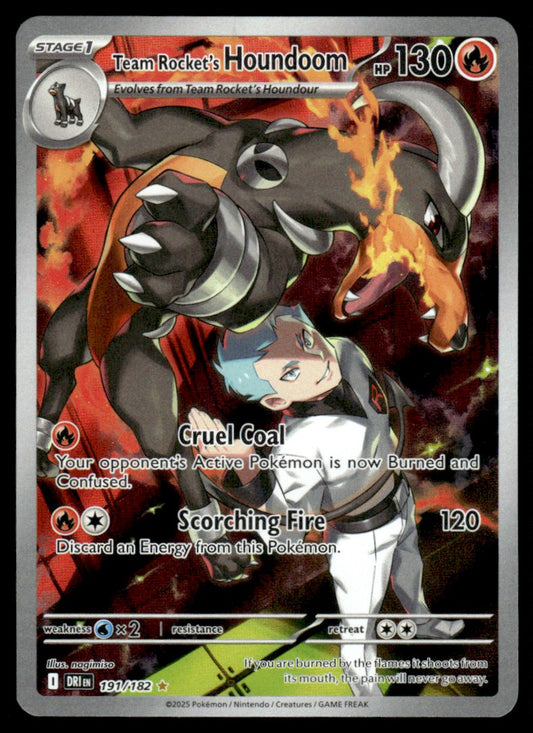Team Rocket's Houndoom 191/182 - Destined Rivals - Scarlet & Violet