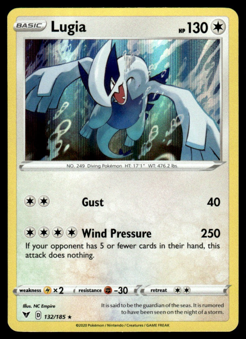 Lugia 132/185 Holo - Vivid Voltage - Sword & Shield