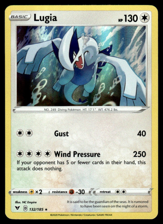 Lugia 132/185 Holo - Vivid Voltage - Sword & Shield