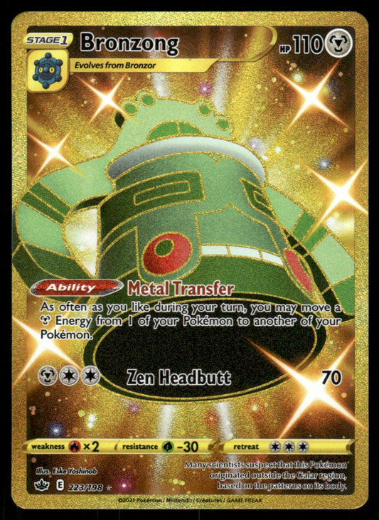 Bronzong 223/198 - Chilling Reign - Sword & Shield