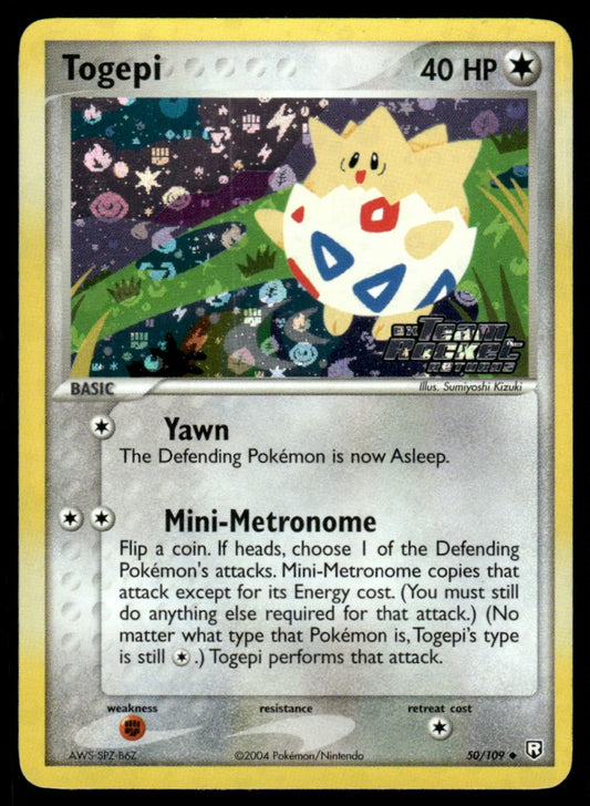 NM - Togepi 50 - Reverse - Team Rocket Returns