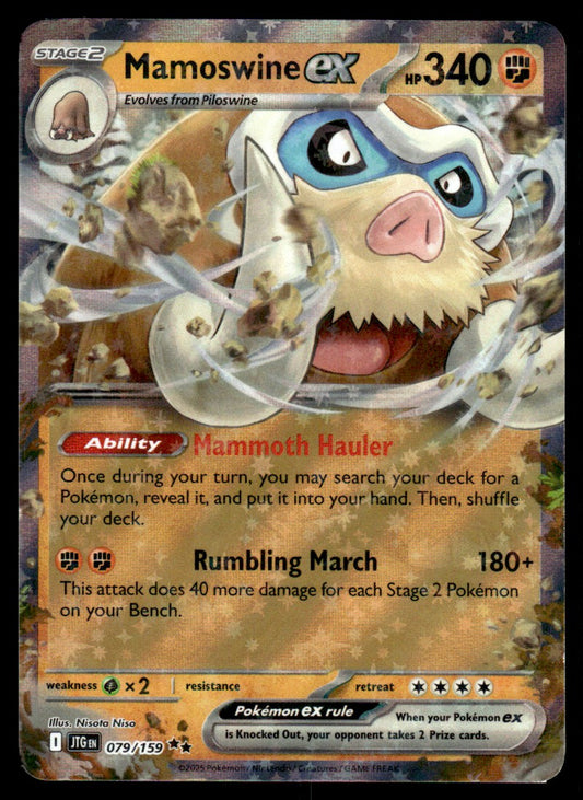Mamoswine ex 079/159 - Journey Together - Scarlet & Violet