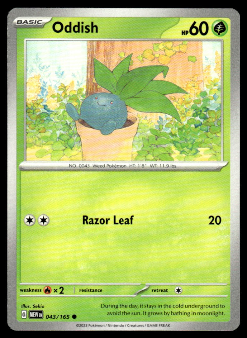 Oddish 043/165 Comun - Scarlet & Violet - 151 - Scarlet & Violet