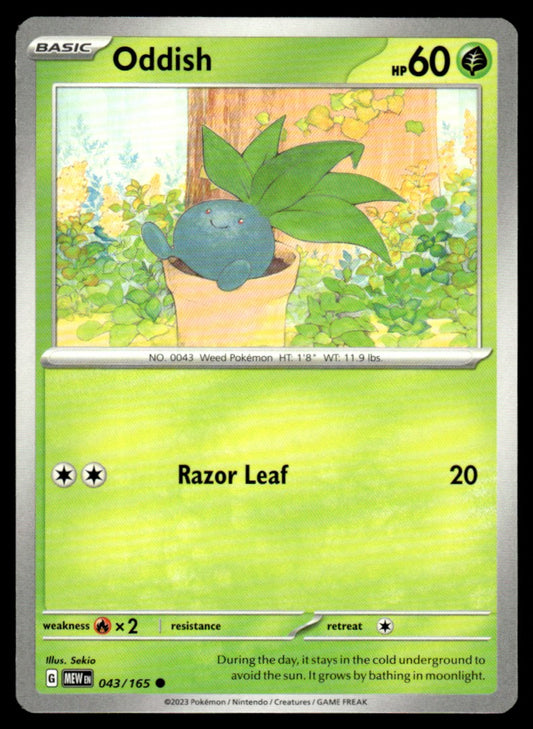 Oddish 043/165 Comun - Scarlet & Violet - 151 - Scarlet & Violet