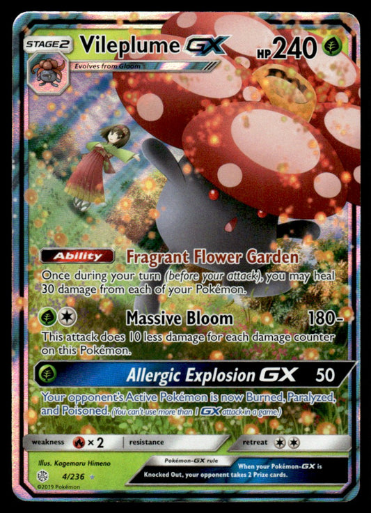 Vileplume-GX - NM - 4 - Cosmic Eclipse