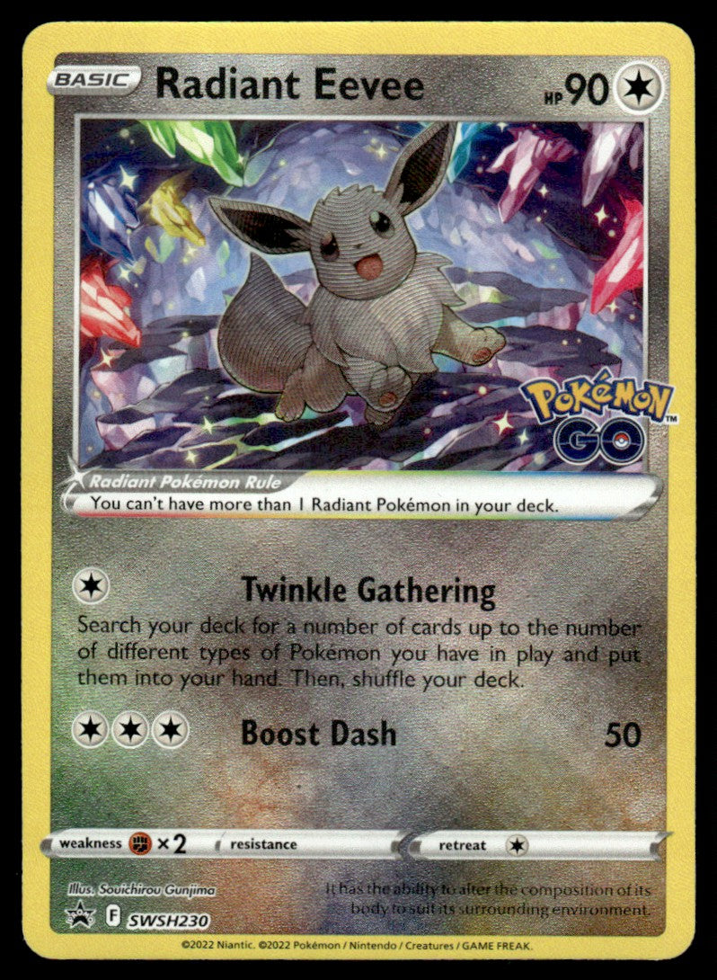 Radiant Eevee SWSH230/PRSS - Sword & Shield Promos - Sword & Shield