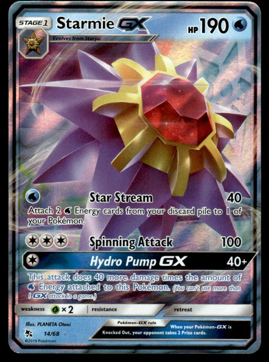 NM Starmie-GX 14 - Hidden Fates