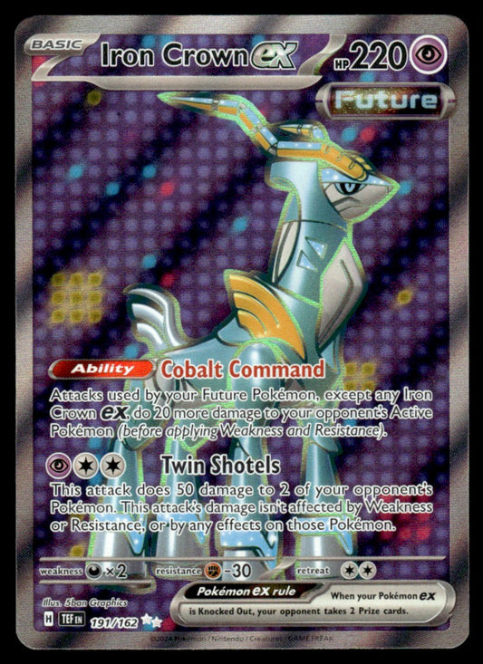 Iron Crown ex 191/162 - Temporal Forces - Scarlet & Violet