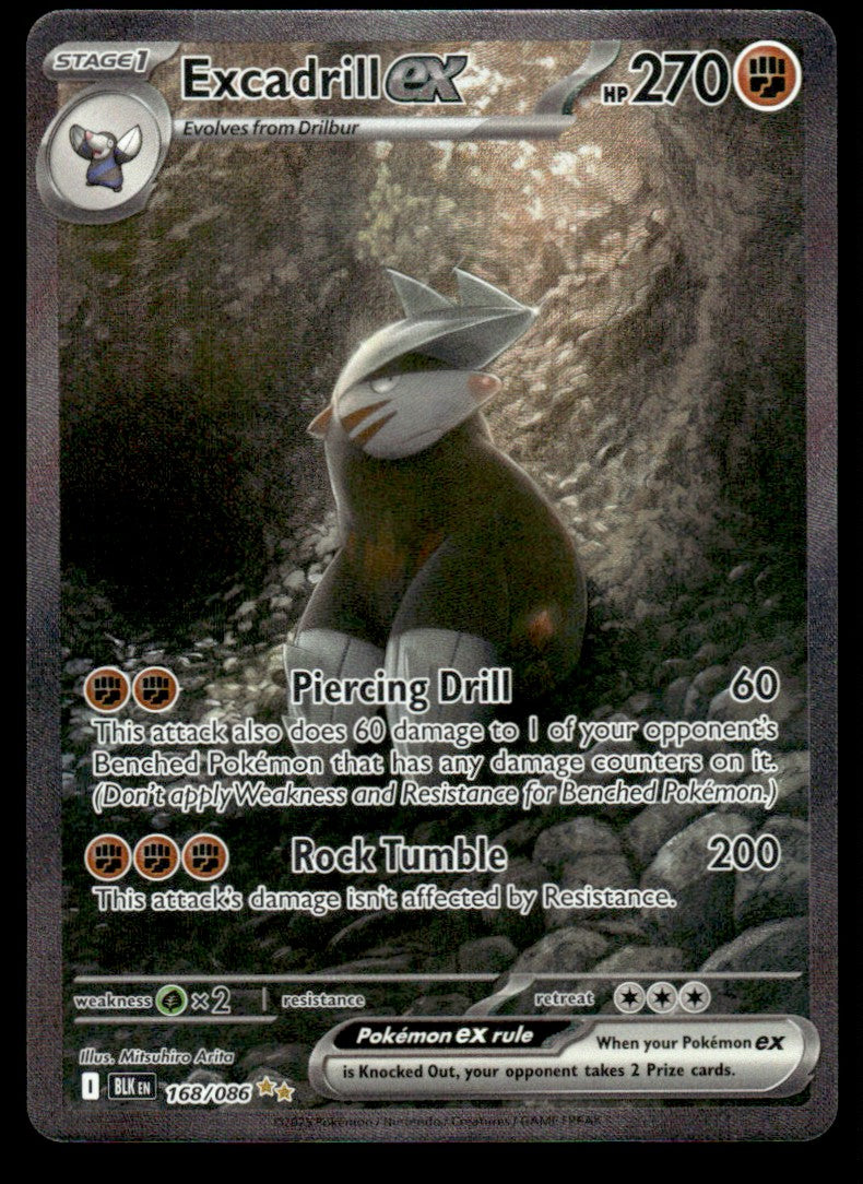 Excadrill ex 168/086 - Black Bolt - Scarlet & Violet