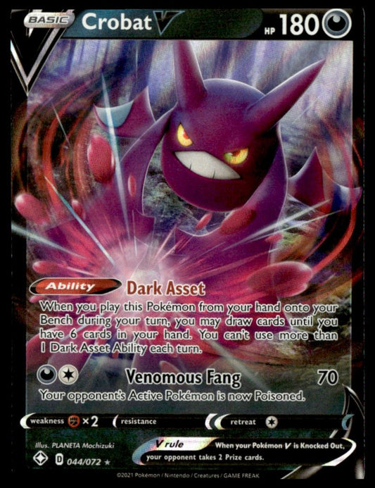 Crobat V 044/072 - Shining Fates - Sword & Shield
