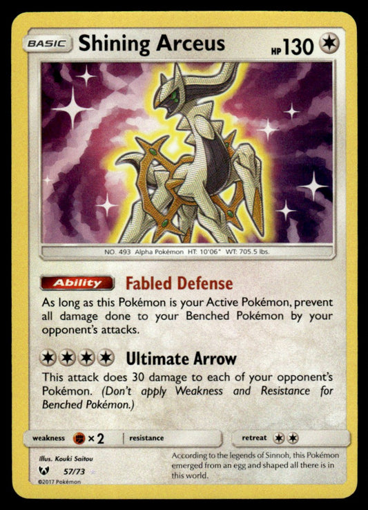 Shining Arceus - NM - 57 - Shining Legends