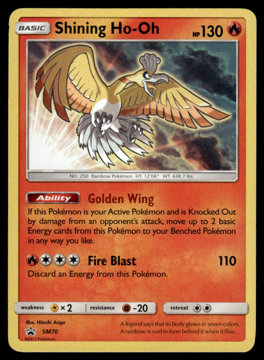 NM Shining Ho-Oh SM70 - Sun & Moon Promos
