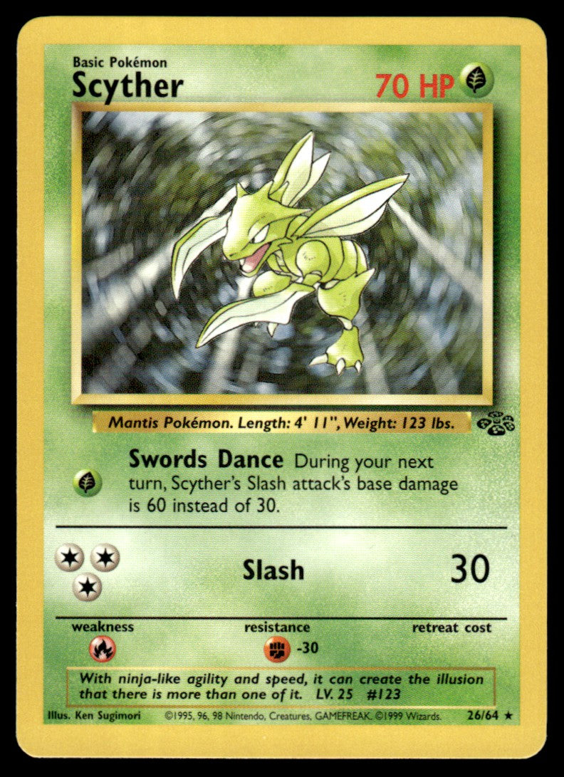 LP Scyther 26 No Holo - Jungle