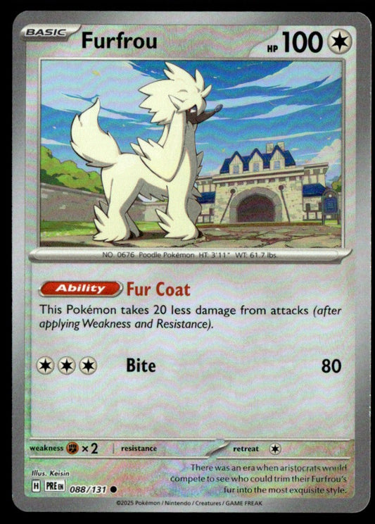 Furfrou (Poke Ball Pattern) 088/131 - Prismatic Evolutions - Scarlet & Violet