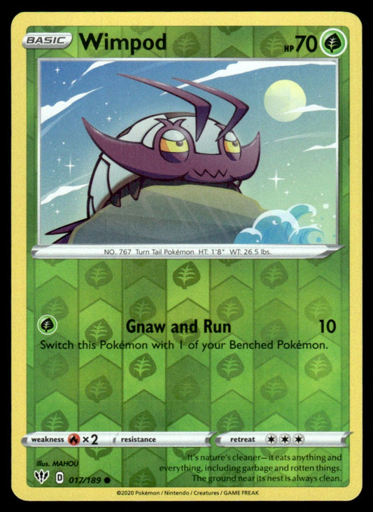 Wimpod 017/189 Reverse - Darkness Ablaze - Sword & Shield