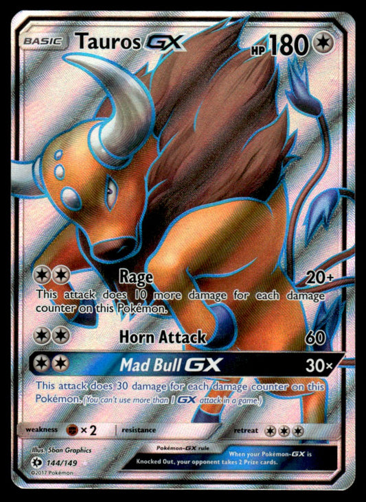 NM Tauros-GX 144 - SM Base Set