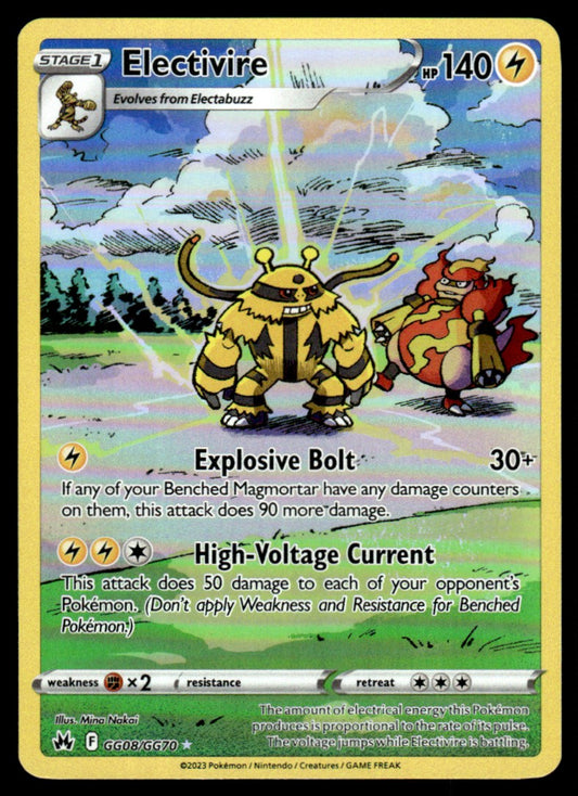 Electivire GG08/GG70 - Crown Zenith - Galarian Gallery - Sword & Shield
