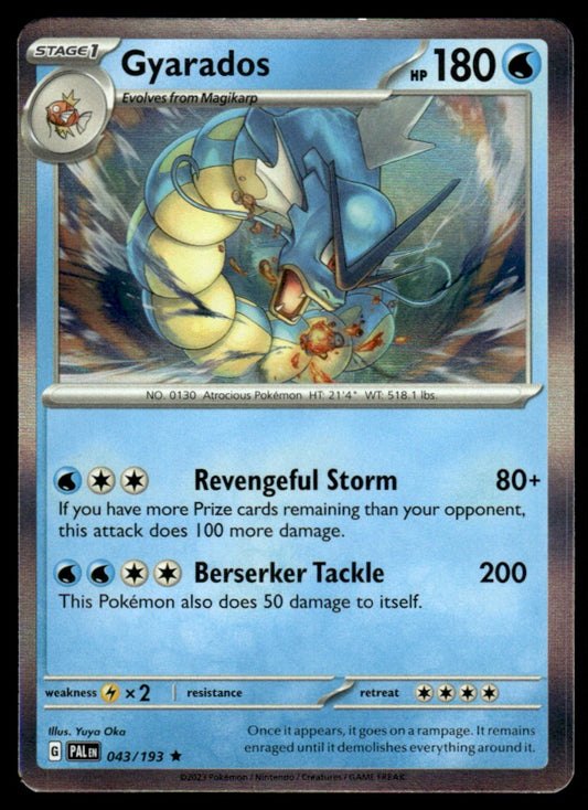 Gyarados 043/193 Holo - Paldea Evolved - Scarlet & Violet