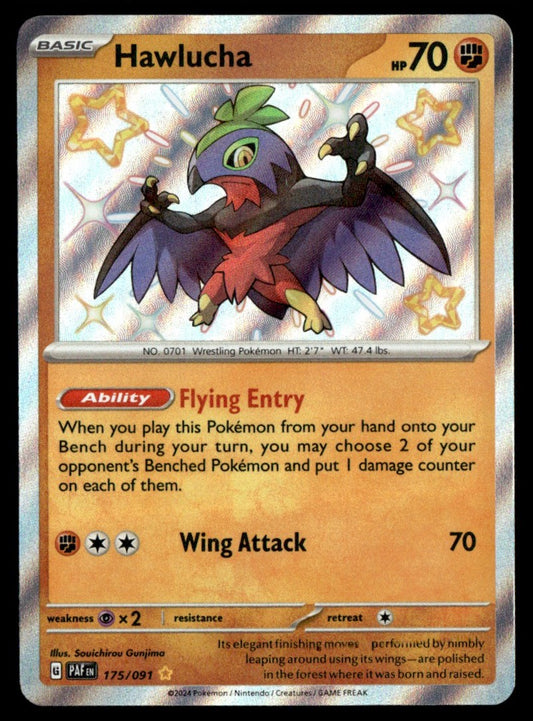 Hawlucha 175/091 - Paldean Fates - Scarlet & Violet