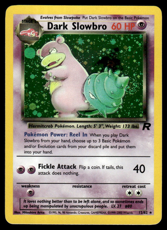 Dark Slowbro Holo - NM - Team Rocket
