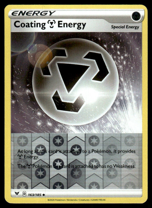 Coating {M} Energy 163/185 Reverse - Vivid Voltage - Sword & Shield