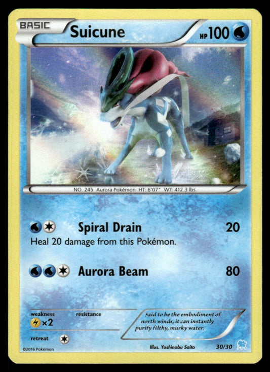 NM - Suicune 30 - Holo - XY Trainer Kit—Suicune
