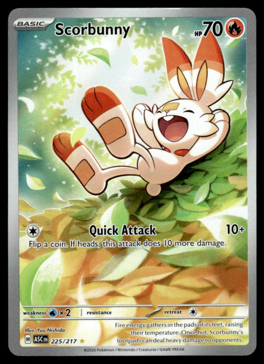Scorbunny 225/217 - Ascended Heroes - Mega Evolution