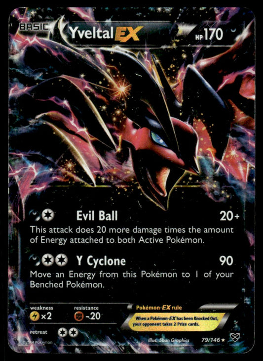 Yveltal-EX - LP - 79 - XY Base Set