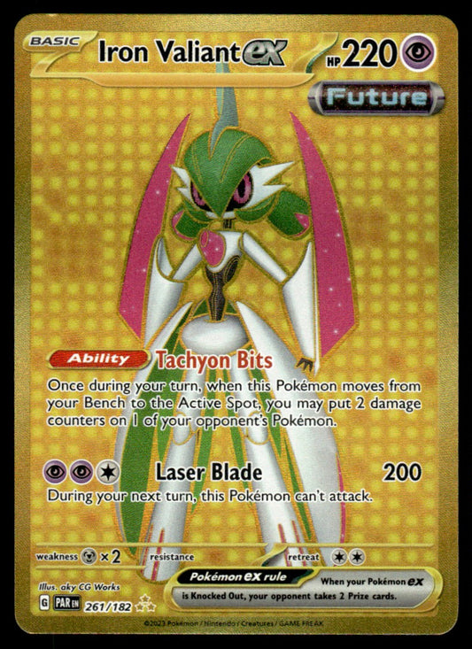 Iron Valiant ex 261 - Paradox Rift - Scarlet & Violet