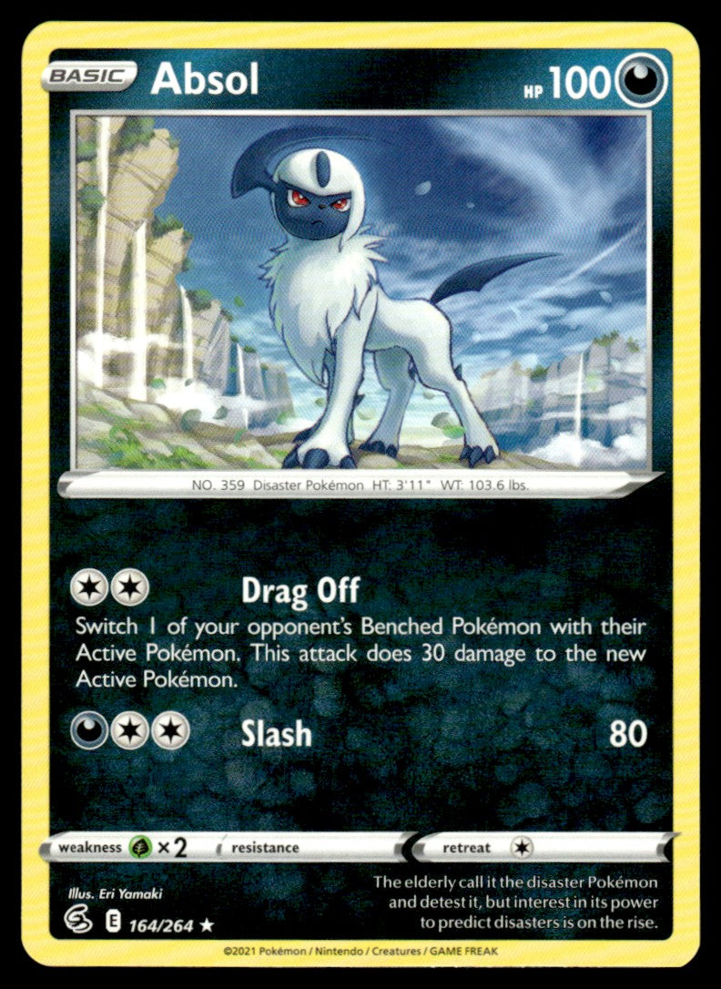 Absol 164/264 Rare - Fusion Strike - Sword & Shield
