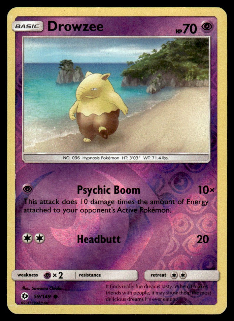 LP - Drowzee 59 - Reverse - Sun & Moon