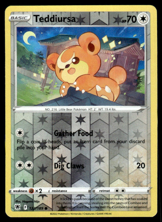 Teddiursa 122/189 Reverse - Astral Radiance - Sword & Shield