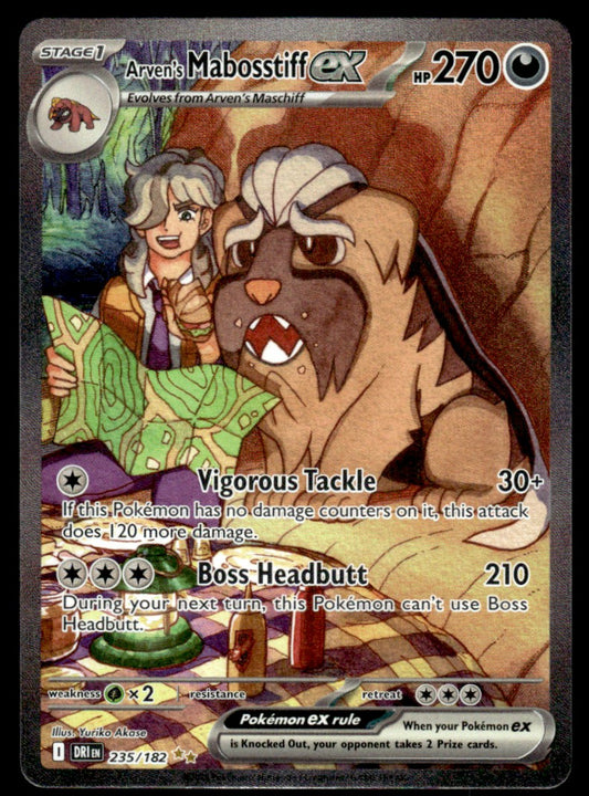 Arven's Mabosstiff ex 235/182 - Destined Rivals - Scarlet & Violet