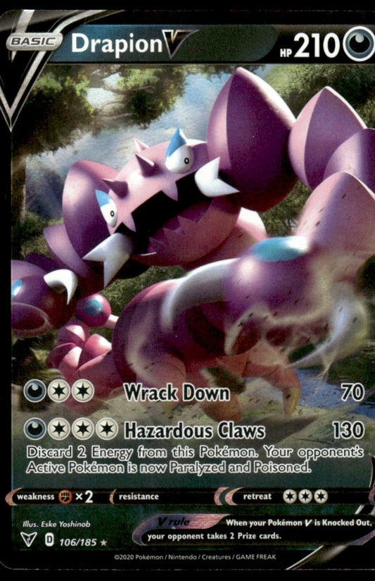 Drapion V 106/185 - Vivid Voltage - Sword & Shield