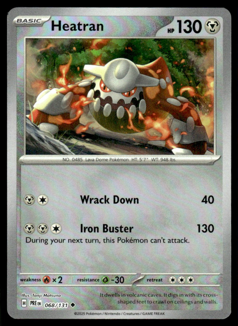 Heatran (Poke Ball Patern) 068/131 - Prismatic Evolutions - Scarlet & Violet