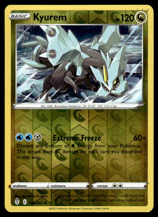 Kyurem 116/203 Reverse - Evolving Skies - Sword & Shield