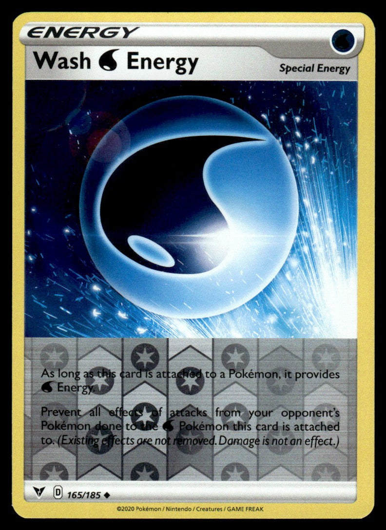 Wash {W} Energy 165/185 Reverse - Vivid Voltage - Sword & Shield
