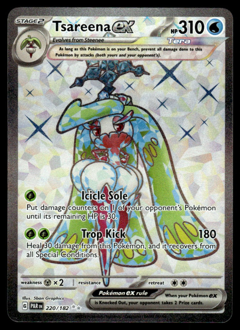 Tsareena ex 220/182 - Paradox Rift - Scarlet & Violet
