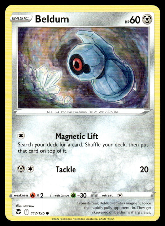 Beldum 117/195 Comun - Silver Tempest - Sword & Shield