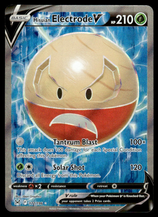 Hisuian Electrode V 172/196 - Lost Origin - Sword & Shield