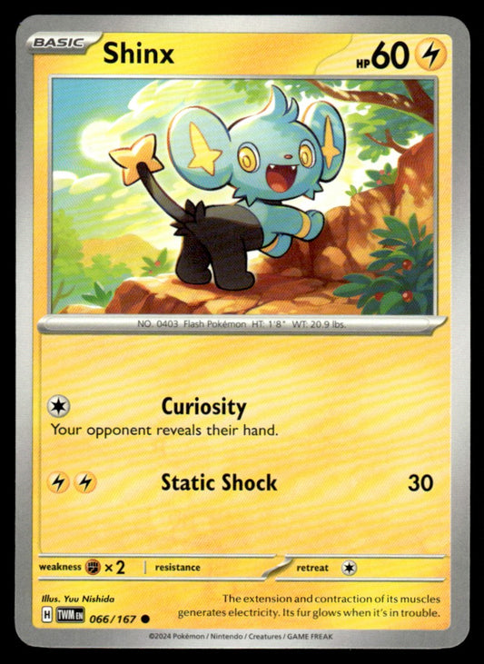 Shinx 066/167 Comun - Twilight Masquerade - Scarlet & Violet