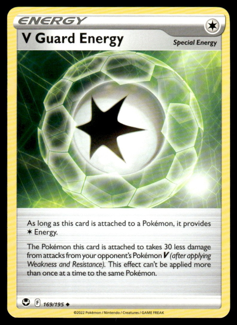 V Guard Energy 169/195 Uncomon - Silver Tempest - Sword & Shield