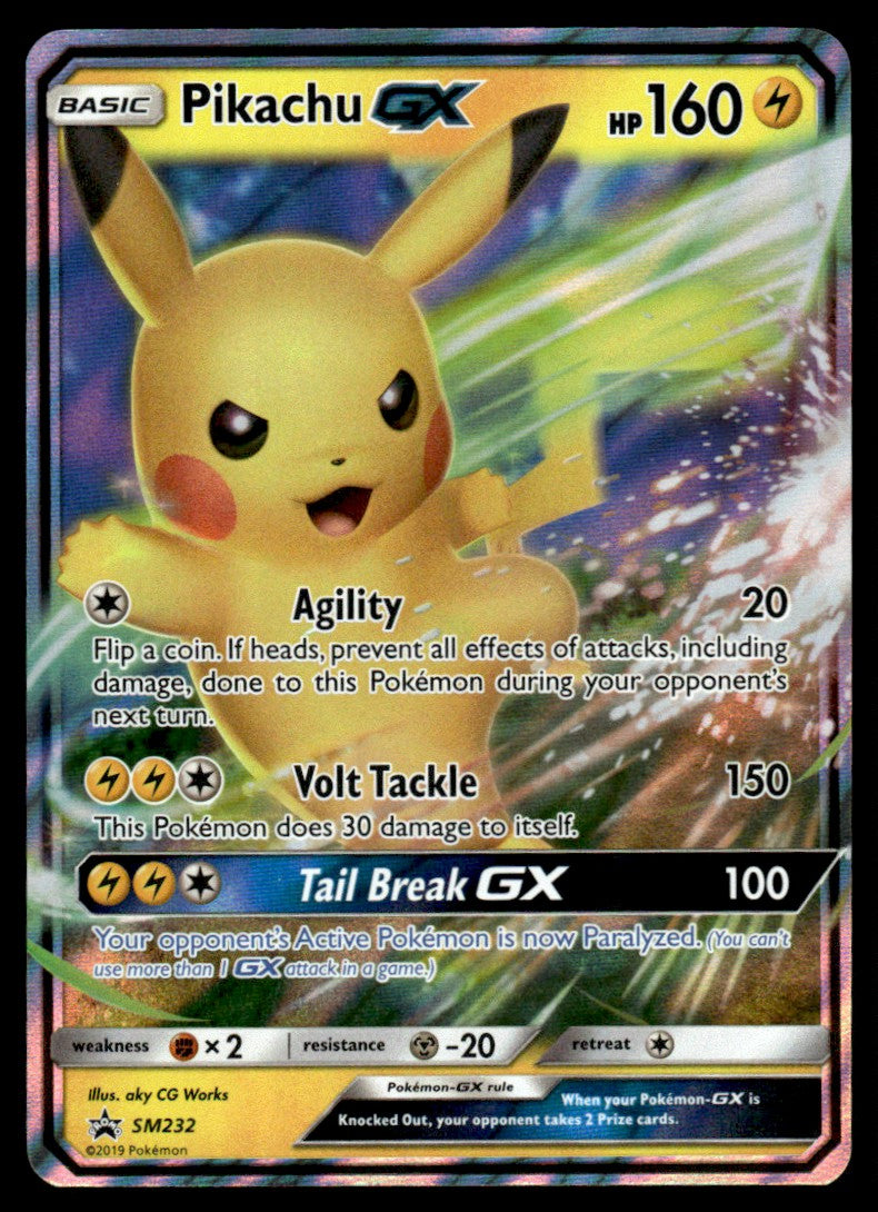 Pikachu-GX - NM - SM232 - Sun & Moon Promos