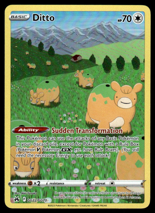 Ditto GG22/GG70 - Crown Zenith - Galarian Gallery - Sword & Shield
