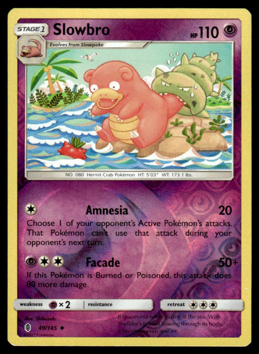 NM - Slowbro 49 - Reverse - Guardians Rising